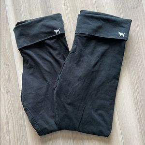 PINK Victoria’s Secret Fold Over Yoga Leggings (2 pair)